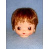 4" Doll Head w_Brown Hair
