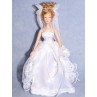 7 1_2" Porcelain Bride Doll w_Blonde Hair