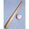 Baseball Bat & Ball for 18" Doll