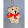 Bear - Plush Jointed - 3 1_2" Beige