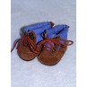 Boot - Hiking - 3" Blue_Brown