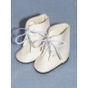 Boot - Lace Up - 3" White