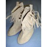 Boot - Suede Cowboy - 3 1_2" Taupe
