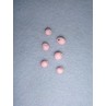 Buttons - Glass Bead - 5mm Pink