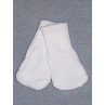 Cotton Socks for 18" Dolls - White
