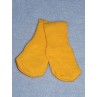 Cotton Socks for 18" Dolls - Yellow Orange