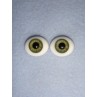 Doll Eye - Flat Back Glass - 18mm Green