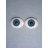 Doll Eye - Flat Back Glass - 22mm Blue