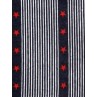 Fabric-Stripe w_Red Stars Knit-Navy