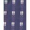 Fabric -Navy w_White Flowers Woven