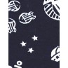 Fabric - Nautical Knit-Navy w_White