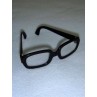 Glasses - Hipster - 3 1_4" Black