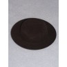 Hat - Flocked Sunday - 5" Black