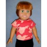 Pink Camo T-Shirt for 18" Doll