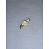 Ribbon Rose - 6mm Ivory (Pkg_6)