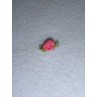 Ribbon Rose - 6mm Mauve Silk (Pkg_6)
