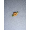 Ribbon Rose - 8mm Gold Silk (Pkg_6)