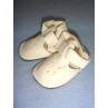 Shoe - Ankle Strap w_Cutouts - 3" White