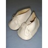Shoe - Baby Tie - 3 3_8" White