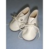 Shoe - Baby Tie - 3" White
