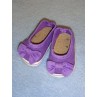 Shoe - Canvas Slip-On - 3" Purple
