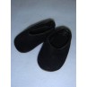 Shoe - Clogs - 2 7_8" Black Suede