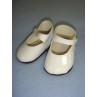 Shoe - Mary Jane New Style - 3 1_2" White