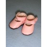 Shoe - Patent Button - 1 3_4" Pink