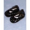 Shoe - Patent Cutwork - 2 3_8" Black