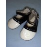 Shoe - Patent Dress - 3 3_4" Black & White