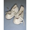 Shoe - Satin Tie - 3 1_4" White
