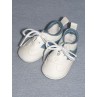 Shoe - Sport - 3 1_2" White w_Blue Trim