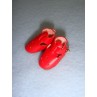 Shoe - T-Strap - 7_8" Red