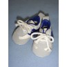 Shoe - Tennis - 2 5_8" w_Royal Blue Trim