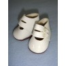 Shoe - Two-Strap Patent - 2 1_4" White