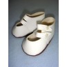 Shoe - Two-Strap Patent - 3 1_2" White