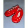 Shoe - V-Strap w_Cutouts - 3" Red