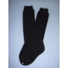 Sock - Knee-High Cotton - 8-11" Black (00)