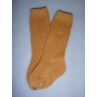 Sock - Knee-High Cotton - 8-11" Brown (00)