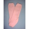 Sock - Knee-High w_Design - 18-20" Pink (4)