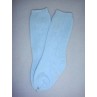 Sock - Knee-High w_Design - 8-11" Blue (00)