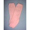 Sock - Knee-High w_Design - 8-11" Pink (00)