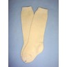 Sock - Knee-High w_Open Weave Pattern - 18-20" Ivory (4)