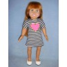 Striped Dress for 18" Dolls