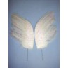 White Feather Wings - 6 1_2" 2 pcs
