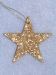 2" Flat Gold Glitter Star Pkg/12