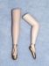 3" Porcelain Lady Legs w/Gold Ballet Shoes