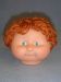 4 1/2" Head - Teeter Tot Boy w/Brown Hair & Crystal Eyes