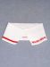 Collar Strips-White Knit w/Red Osh Kosh