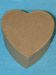 Paper Mache - Heart Box - 3"
